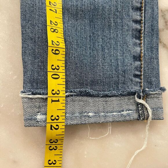 KUT FROM THE KLOTH JEANS REESE FAB ANKLE STRAIGHT LEG WOMENS SIZE 2 DISTRESSED - Picture 5 of 5
